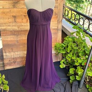 LEVKOFF strapless evening gown